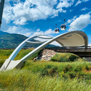 scavalco autostrada pila - Aosta